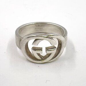 Gucci Interlocking Gring Silver Ring
